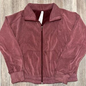 Lululemon softstreme burgundy jacket